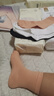 【新疆棉】襪子女全棉無(wú)骨月子襪吸汗透氣純棉中筒堆堆襪百搭 【白*1+黑*1+卡其*1】 3雙 均碼 曬單實(shí)拍圖