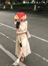 妙奕嘉新品純欲碎花吊帶連衣裙女長(cháng)裙裙子夏季2025新款小個(gè)子海邊沙灘裙 不規則荷葉邊甜美碎花連衣裙 L 【建議95-105斤】 曬單實(shí)拍圖