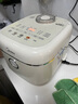 美的（Midea）飛快奶油電飯煲家用3-5人抗菌不粘內(nèi)膽電飯鍋5升青瓷新款智能可預約MB-5E01R 曬單實拍圖