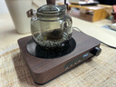 瓷牌茗茶具電陶爐煮茶器自動(dòng)上水抽水一體小型煮茶爐家用耐高溫玻璃煮茶壺 青灰祥合煮茶壺+默言爐木紋色 曬單實(shí)拍圖