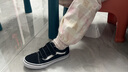 VANS范斯童鞋官方 Old Skool V黑色經(jīng)典款魔術(shù)貼中大童板鞋 黑色 32碼 實(shí)測內長(cháng)20cm 曬單實(shí)拍圖