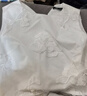 范思藍(lán)恩ECHO輕奢系列繡花無(wú)袖襯衫半裙2025夏新款精致套裝2042 純凈白-襯衫 XS 曬單實(shí)拍圖