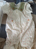 優(yōu)奇嬰兒衣服夏季連體衣薄款a類女寶寶短袖公主碎花可愛(ài)爬服夏天衣服 曬單實(shí)拍圖