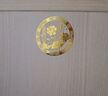 【好運(yùn)連連荷花貼紙】衛(wèi)生間墻貼金屬門(mén)貼手機(jī)貼鞋柜衛(wèi)生間蓮花貼 好運(yùn)連連貼紙-3個(gè)（散裝） 曬單實(shí)拍圖