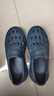 斯凱奇（Skechers）男鞋夏季貝殼泡泡鞋厚底透氣外穿洞洞鞋百搭沙灘鞋243240 海軍藍(lán)色/NVY 41 曬單實(shí)拍圖