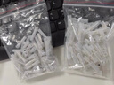 100只裝線插頭接線端子頭對接端子 透明接頭電線公母對插電線接口 曬單實拍圖