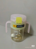 babycare兒童水杯果凍學(xué)飲杯吸管杯寶寶喝水杯嬰兒奶瓶6個月以上ppsu水壺 曬單實拍圖