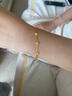 六桂福珠寶 LIU GUI FU JEWELRY錢(qián)多多999足金手鏈女黃金純金五帝錢(qián)幣錢(qián)串子手串生日禮物送女友 金重2.75g 曬單實(shí)拍圖