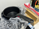 特福（Tefal）鍋具套裝百變鍋鑄鋁紅心可拆卸煎炒鍋六件套黑美人【帶硅膠鏟】 曬單實拍圖