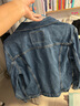 Levi's李維斯情侶同款美式經(jīng)典復古休閑時(shí)尚潮牌修身牛仔夾克外套 中藍色 M 曬單實(shí)拍圖