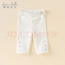 戴維貝拉女童抗菌防螨打底褲夏裝兒童彈力褲子寶寶七分褲 曬單實(shí)拍圖