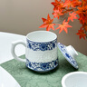 漢茗景德鎮(zhèn)玲瓏辦公杯高端商務(wù)伴手禮茶水分離杯陶瓷泡茶杯送男士父親 纏枝福盞-青花玲瓏茶漏杯-禮盒裝 曬單實(shí)拍圖