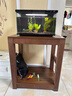 實(shí)木小魚(yú)缸架強承重層架客廳雙層水族館魚(yú)缸專(zhuān)用置物架底座架子 【實(shí)木加粗腿】胡桃色60*54*60cm 曬單實(shí)拍圖
