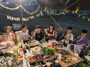 迪普爾生日裝飾場景布置彩拉旗帶燈套裝兒童成人生日快樂裝扮道具拉花 曬單實拍圖