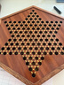 紫湖 跳棋玻璃珠大號兒童中國跳跳棋木質(zhì)抽屜棋盤60顆棋子套裝12顆備子 曬單實拍圖
