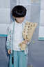 G.DUCKKIDS小黃鴨童裝兒童漢服男童春秋季中國風2025新款寶寶古風帥氣演出服 蘭竹-男童gsmsacs 130 建議7~8歲【120-130cm】cm 曬單實拍圖