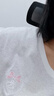 森馬（Semir）短袖T恤女中長(zhǎng)款V領(lǐng)蕾絲繡花2025夏oversize上衣氣質(zhì)109325100033 曬單實(shí)拍圖
