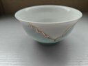 造器德化白瓷吃米飯碗個(gè)人家用陶瓷高顏值碗盤餐具湯碗喬遷教師節(jié)送禮 影青憶荷4.5英寸飯碗 曬單實(shí)拍圖