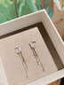 銀千惠999足銀蝴蝶耳釘女士月亮耳環(huán)輕奢時(shí)尚飾品情人節生日禮物送女友 蝶夢(mèng)翩躚耳釘/999足銀+七倉配送/當次日達 紀念日禮物//精美禮盒/送女友 曬單實(shí)拍圖