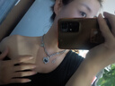 伊燦黑色愛心項鏈女夏ins嘻哈百搭飾品頸鏈小眾設(shè)計感高級輕奢鎖骨鏈 甜酷黑色愛心項鏈女 曬單實拍圖