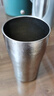 鈦途（TITO TITANIUM）純鈦水杯99.5%露營餐具鈦合金輕量雙層鈦茶杯咖啡杯創(chuàng)意個(gè)性戶外 300mL鈦杯-冰花鈦色 曬單實(shí)拍圖