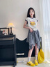 G.DUCKKIDS小黃鴨女童套裝夏裝中大童休閑裝兒童服裝女孩舞蹈街舞兩件套裙褲 套裝 160 cm 曬單實拍圖