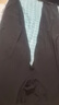VeniMasee超薄冰絲秋褲男無痕透明一片式打底褲性感U凸光面絲滑緊身肌底褲 神秘黑 XXL【推薦體重170-200斤】 曬單實拍圖