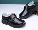 育達深圳小學(xué)生男兒童黑色真皮牛皮皮鞋青少年英倫風(fēng)學(xué)生表演演出皮鞋 34碼/內空21.5cm 曬單實(shí)拍圖