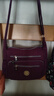 跨境簡(jiǎn)約迷你小布包斜背包斜挎包女帆布包牛津布女包 一件 深紫色 曬單實(shí)拍圖