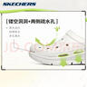 斯凱奇（Skechers）泡泡鞋丨夏季情侶洞洞鞋女沙灘踩屎感拖鞋男增高防臭透氣涉水鞋 曬單實(shí)拍圖