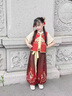 喵喵家六一兒童節(jié)哪吒服套裝舞蹈演出服男童女孩表演服裝哪吒cosplay服 新款哪吒【短袖】三件套【上衣+褲子+馬甲】 110 cm 曬單實拍圖