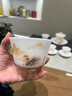 承韻尚樽大師手繪冰種羊脂玉茶具套裝家用功夫茶杯茶壺高端整套功夫茶具 【大師手繪】初升手繪茶具套裝 曬單實(shí)拍圖