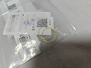 中國黃金（CHINA GOLD）18K金素圈耳環(huán)女款輕奢百搭養耳洞耳飾新年節生日禮物送女友愛(ài)人 18K素圈耳環(huán) 曬單實(shí)拍圖