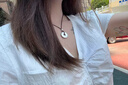 胖東來(lái)品質(zhì)999純銀實(shí)心平安扣吊墜男女款古法足銀素項(xiàng)鏈情侶款配 小號(hào)款 曬單實(shí)拍圖