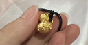 周六福葫蘆兄弟聯(lián)名福蘆黃金吊墜生日禮物定價(jià)A0414510 黑繩 約0.97g  曬單實(shí)拍圖