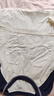 雅特茂帶胸墊丨夏季短袖月子服純薄款產(chǎn)后孕婦棉套頭睡衣產(chǎn)婦待產(chǎn)哺乳衣 9分褲微笑狗狗丨可拆卸胸墊 1629 M 曬單實(shí)拍圖