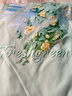真維斯（JEANSWEST）薄荷綠純棉短袖t恤女士2025新款夏季潮流大碼女裝半袖寬松上衣 曬單實(shí)拍圖