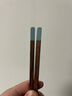 雙槍（Suncha）雞翅木筷子 中式分色筷 一人一筷家用無漆實(shí)木筷子5雙裝 曬單實(shí)拍圖