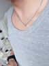 Pt.Charm 鉑金吊墜Pt950白金轉(zhuǎn)運(yùn)珠路路通男女款 梵文六字真言 情人節(jié)禮物 【現(xiàn)貨】1.4-1.5克 配送925銀鏈 曬單實(shí)拍圖