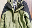 探路者沖鋒衣三合一劉昊然同款戶外套羽絨保暖滑雪登山服男女 松綠XL 曬單實(shí)拍圖
