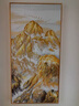 艾風(fēng)格流水生財玄關(guān)裝飾掛畫(huà)背景墻入戶(hù)正對門(mén)青綠聚寶盆走廊盡頭畫(huà)金山40*80cm晶瓷順豐快遞 曬單實(shí)拍圖