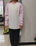 EBAER兒童長(zhǎng)袖T恤男女童戶外運(yùn)動(dòng)親子裝上衣防曬打底衫 凌鏡粉 160  曬單實(shí)拍圖
