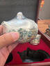 講茗堂中式鎏999純銀茶具整套裝琺瑯彩送禮物長(zhǎng)輩領(lǐng)導(dǎo)男士高檔實(shí)用退休 10頭世外桃源(銀茶壺)-次日達(dá) 曬單實(shí)拍圖