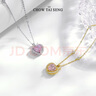 周大生S925銀心愿蘋果項(xiàng)鏈女小眾輕奢高級(jí)感本命年生日禮物送女友 心愿蘋果銀色 曬單實(shí)拍圖
