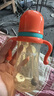 Aynmer愛因美 奶瓶新生嬰兒0一3歲以上初生寶寶斷奶吸管杯防脹氣 奶瓶 300ml 10月+ 自帶吸嘴+吸嘴*2 曬單實(shí)拍圖