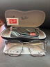 雷朋（RayBan）光學鏡架方形黑框半框近視眼鏡框0RX7318D 8326禮物 曬單實拍圖
