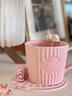 星巴克星巴克杯子可愛(ài)粉色立體貓陶瓷杯咖啡杯馬克杯水杯伴手禮節日禮物 粉色立體貓馬克杯 296ml 曬單實(shí)拍圖