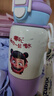 KIZN可愛哪吒保溫杯316不銹鋼便攜掛繩水杯大容量吸管學(xué)生女食品級(jí) DJC哪14-紫色 500ml 曬單實(shí)拍圖