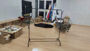 喻品衣架落地衣帽架掛衣架臥室客廳晾衣桿曬衣架可置物加粗MJ53黑150 曬單實(shí)拍圖