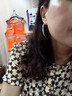 玖長(zhǎng)時(shí)【菱閃】999純銀耳環(huán)女士足銀大耳圈圈養(yǎng)耳洞生日禮物送女友 999足銀 50mm【大氣款】 曬單實(shí)拍圖
